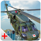Army Helicopter Ambulance 3D icon
