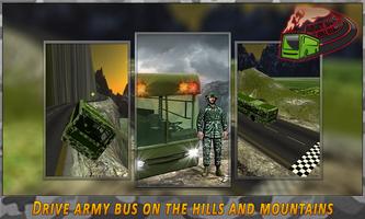 Poster Army Bus Driver Hill Climb