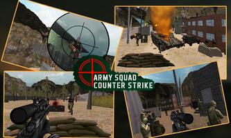 Army Squad counter strike 3D poster
