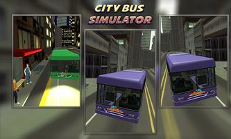 Ville Autobus simulateur Affiche