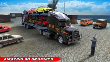 Car Transporter Cargo Ship 3D capture d'écran 2