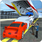Car Transporter Airplane Cargo icon