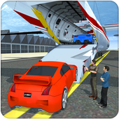 Car Transporter Airplane Cargo আইকন