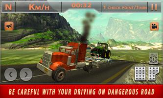 Cargo Truck Driver hill climb Screenshot 2
