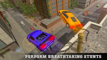 Impossible Tracks Chained Cars Crash Stunt Racing screenshot 2