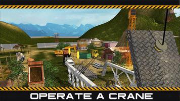 Bridge Builder Crane Simulator ảnh chụp màn hình 1