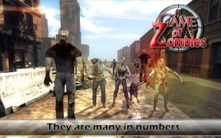Game of Zombie : Free Shooting Game - FPS ảnh chụp màn hình 2