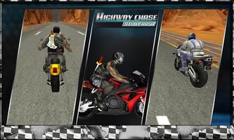 Highway Chase Stunt Rash Affiche