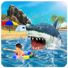 Angry White Shark 3D Vengeance icône