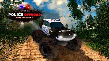 Offroad Police Monster Truck Affiche
