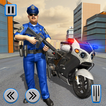 Police Moto Vélo réel Gangster Chase