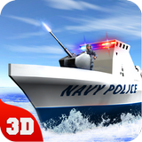 Navy Police Speed Boat Sim 3D icon