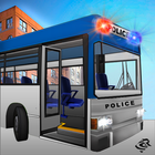 Polícia Bus Transportes Dever ícone