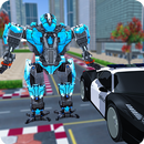 US Police Robot Car Transform Gangster Chase APK