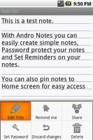 Andro Notes syot layar 1