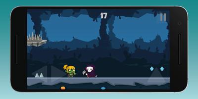 Cavern Zombie Girl plakat