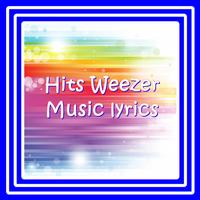 Hits Weezer Music lyrics โปสเตอร์