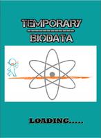 Temporary Biodata plakat