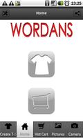 Custom T-Shirts - Wordans captura de pantalla 1