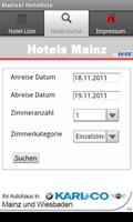 Hotels Mainz capture d'écran 3