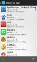 App Manager (Backup & Share) تصوير الشاشة 2