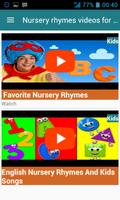 Nursery Rhymes Videos for Kids Affiche