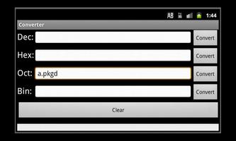 Bin Dec Hex Oct Converter capture d'écran 3