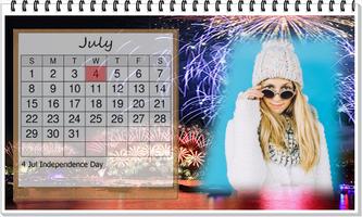 Kalender 2018 bingkai foto wallpaper HD screenshot 2