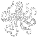 Octopus Shapes Mandalas Coloring Book aplikacja