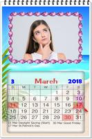 2018 Calendar photo frame wallpaper screenshot 2