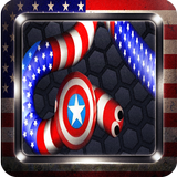 Hero America slither.io Skins ikona