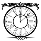 Vintage Analog Clock Widget أيقونة