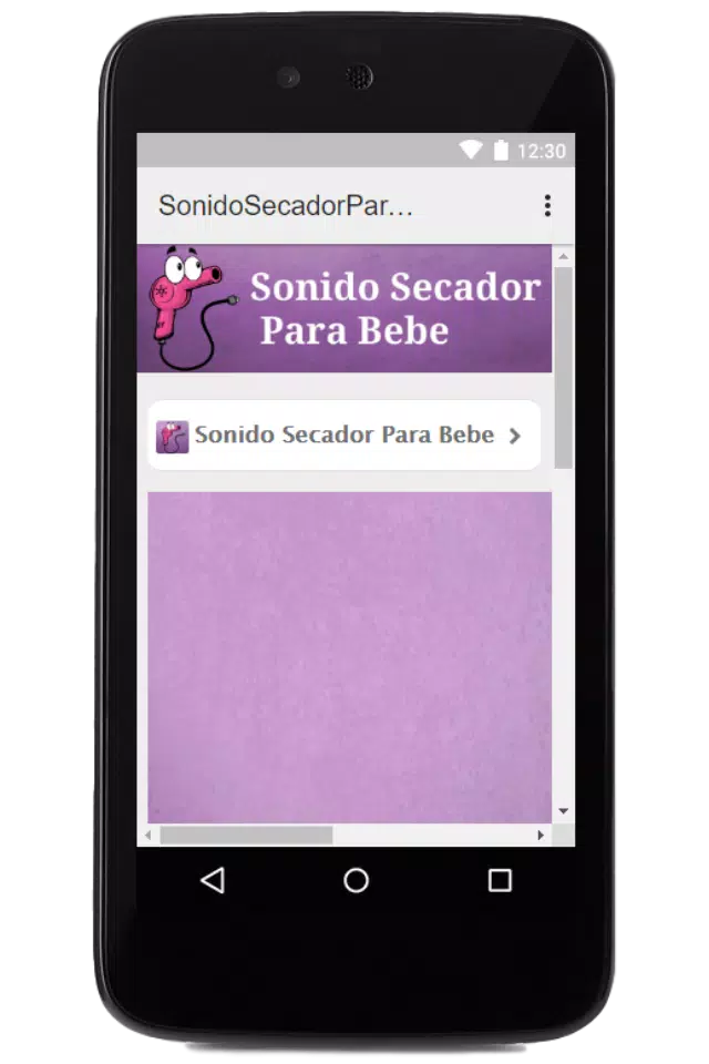 Sonido Secador de Pelo para Bebe - Hairdryer APK for Android Download