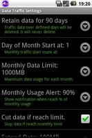 Data Traffic Control ภาพหน้าจอ 1