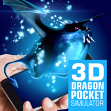 3D التنين جيب محاكاة أيقونة