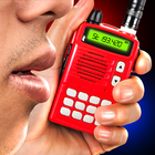 Portable police walkie-talkie Zeichen