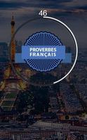 Proverbes français Affiche