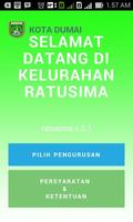 Kelurahan Ratusima Dumai App ポスター