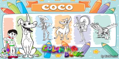 How To Color Coco Coloring Book For Adult पोस्टर