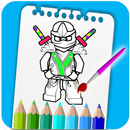 How To Color Ninjago Coloring Pages For Adult APK