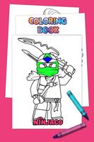 How To Color Ninjago Coloring Pages For Adult poster