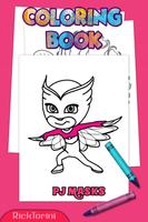 How To Color Pj Mask Coloring Book For Adult Affiche