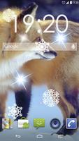 Fox in the Snow Live Wallpaper الملصق