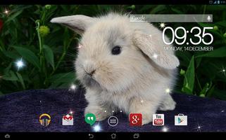 Fluffy Bunny Live Wallpaper imagem de tela 3