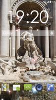 Trevi Fountain Rome Live WP Affiche