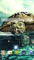 Underwater Turtles Live WP syot layar 1
