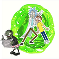 Mini Rick and Mini Morty vs Zombies