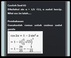 Formule à double angle de trigonométrie capture d'écran 3