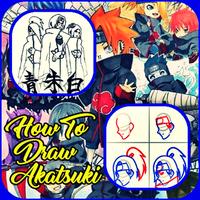 How to draw akatsuki screenshot 3