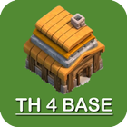 New COC Town Hall 4 Base icono